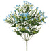 17" Wild Starflower Artificial Flower Bush -Blue (Pack of 12) - FBS008-BL