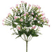 17" Wild Starflower Artificial Flower Bush -Pink (Pack of 12) - FBS008-PK