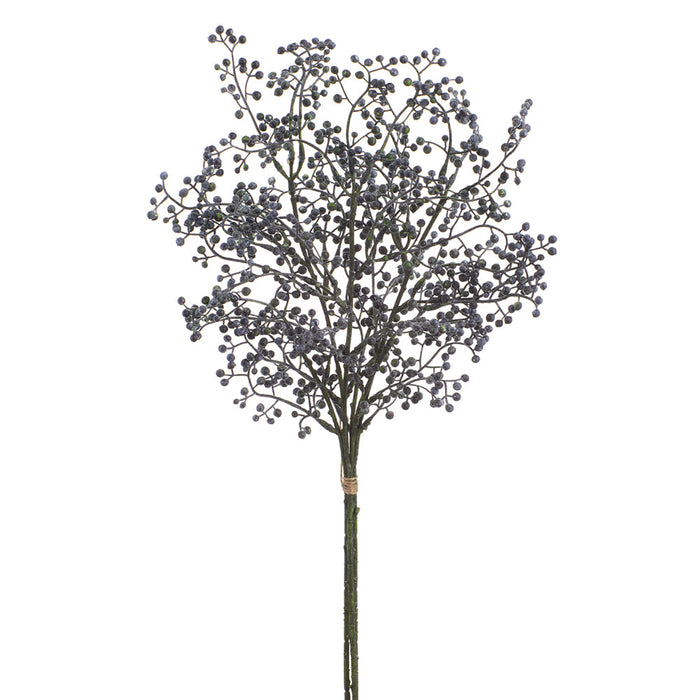 20" Sedum Artificial Flower Stem Bundle -Blue (Pack of 12) - FBS042-BL