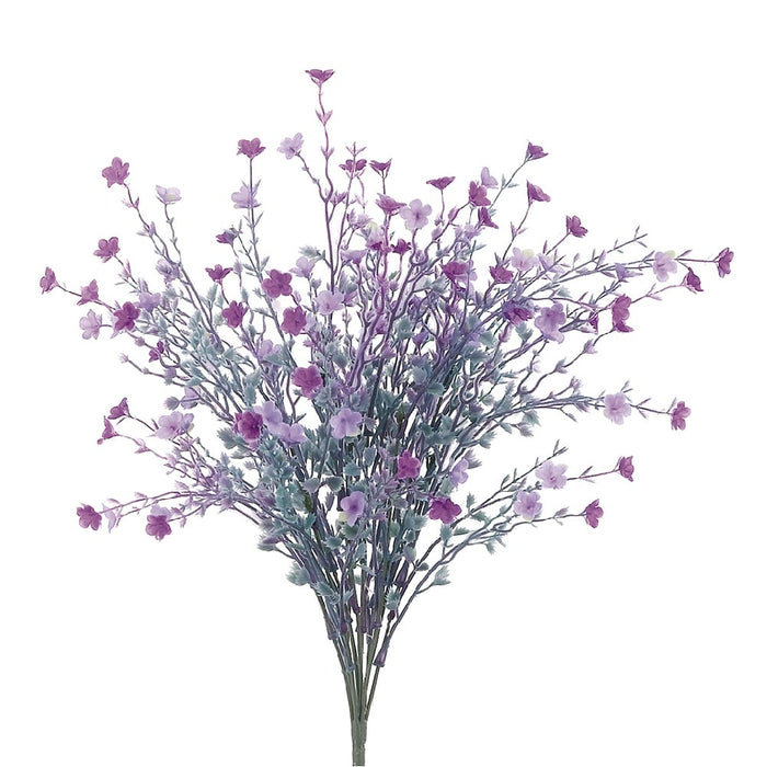 19" Silk Mini Star Flower Bush -Purple/Lavender (pack of 12) - FBS047-PU/LV