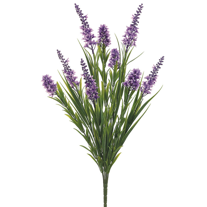 lavender star flower bush 23" Silk Star Flower & Grass Flower Bush -Lavender/Green — Silks Are Forever