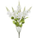 27" Snapdragon Silk Flower Bush -White (Pack of 12) - FBS167-WH