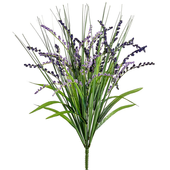 24" Artificial Solidago Goldenrod Flower Bush -Purple/Lavender (pack of 12) - FBS283-PU/LV