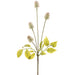 15" Thistle Artificial Flower Bush -White (Pack of 12) - FBT008-WH