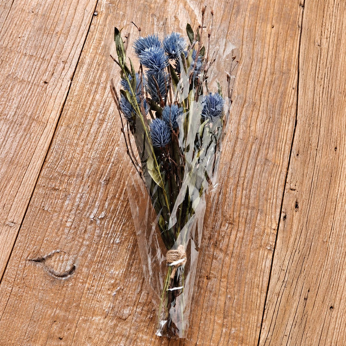 16.5" Globe Thistle Artificial Flower Stem Bundle -Blue/Lavender (Pack of 4) - FBT313-BL/LV