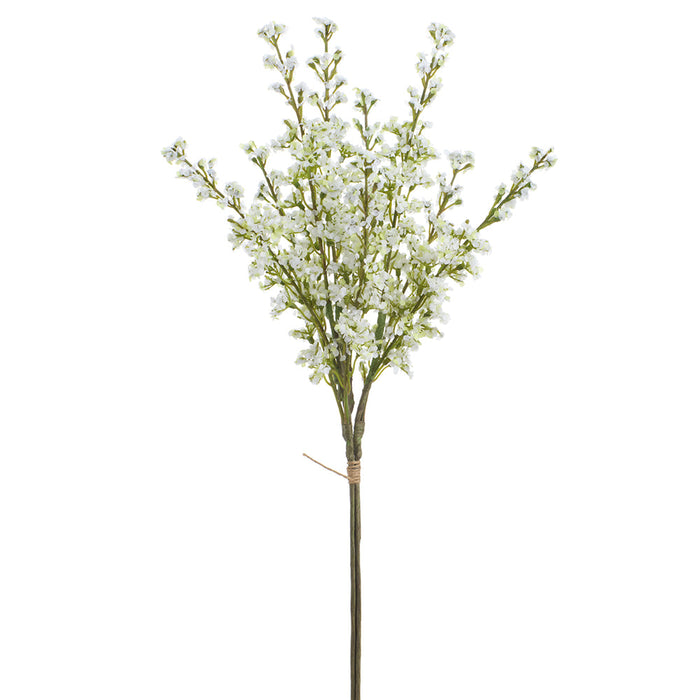 20" Veronica Artificial Flower Stem Bundle -White (Pack of 12) - FBV003-WH