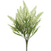 20" Veronica Artificial Flower Bush -White/Green (Pack of 12) - FBV313-WH/GR