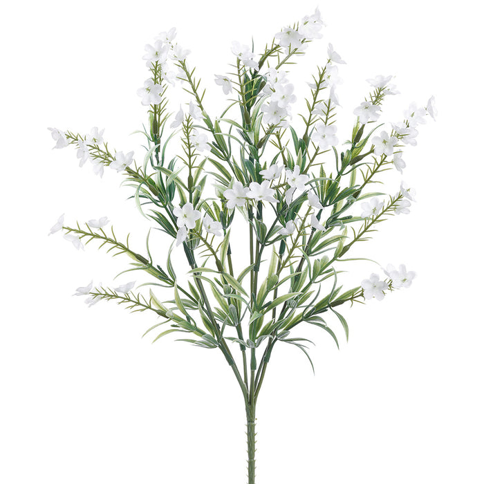 15.5" Waxflower Silk Flower Bush -Cream (Pack of 24) - FBW155-CR
