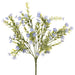 13.75" Artificial Waxflower Bush -Blue (pack of 12) - FBW210-BL