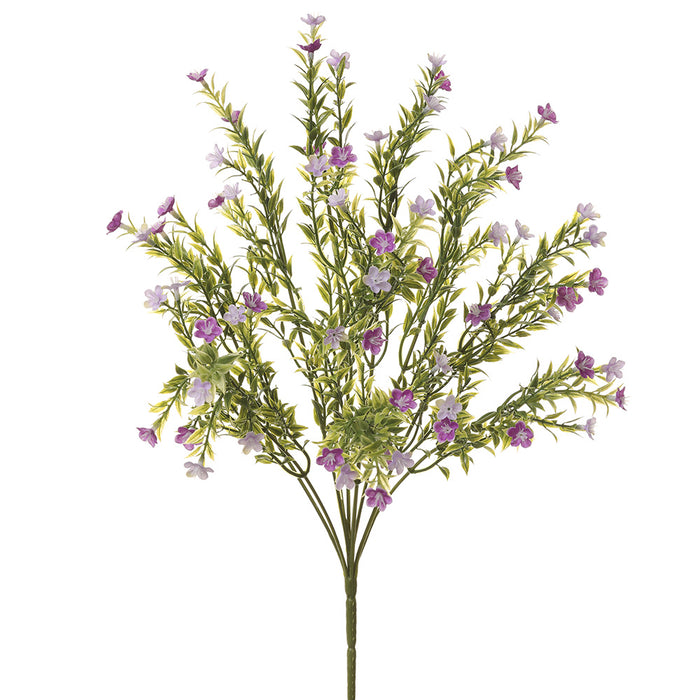 20" Artificial Waxflower Bush -Lavender (pack of 12) - FBW211-LV