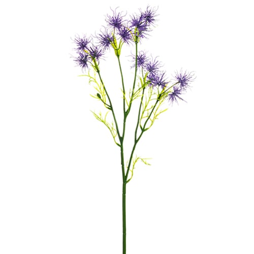 22" Silk Witch Hazel Flower Spray -Purple (pack of 12) - FBW542-PU