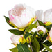 23" Silk Peony Flower Bush -Cream/Pink (Pack of 4) - FD170401