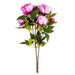 23" Silk Peony Flower Bush -Cerise (Pack of 4) - FD170403