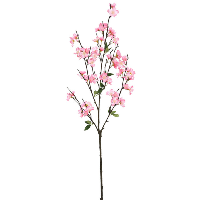 40" Silk Cherry Blossom Flower Stem -Pink (Pack of 6) - FD170502-3