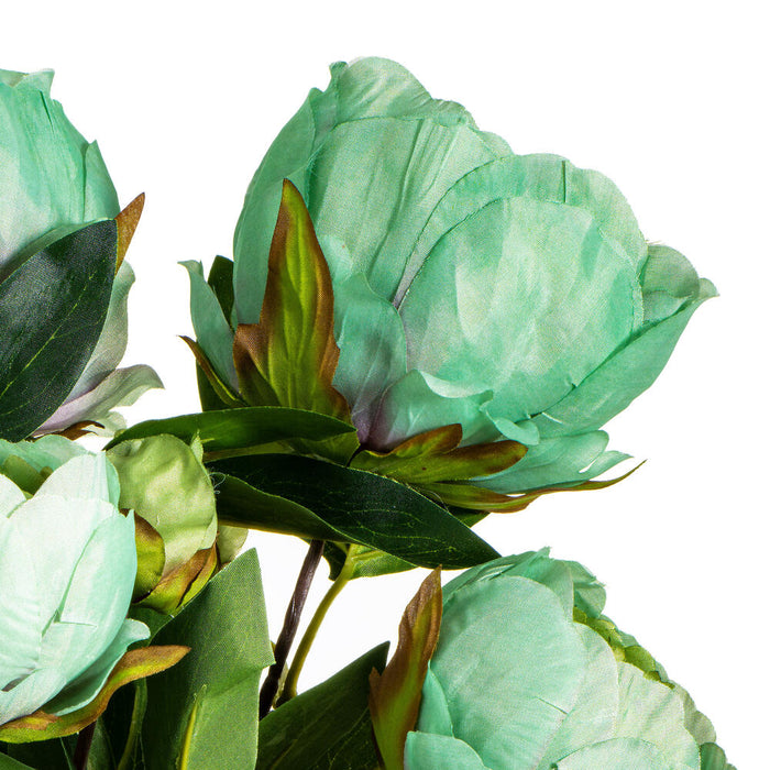 23" Peony Silk Flower Bush -Green (Pack of 4) - FD182304