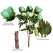 23" Peony Silk Flower Bush -Green (Pack of 4) - FD182304