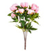 23" Peony Silk Flower Bush -Pink (Pack of 4) - FD182379