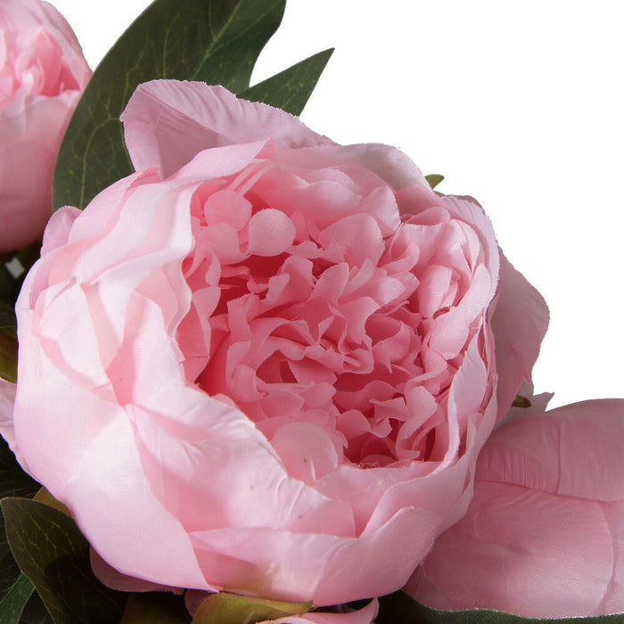 23" Peony Silk Flower Bush -Pink (Pack of 4) - FD182379