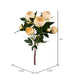 23" Peony Silk Flower Bush -Beige (Pack of 4) - FD182380