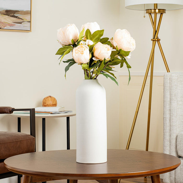 23" Peony Silk Flower Bush -Beige (Pack of 4) - FD182380