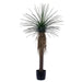 5' Outdoor UV-Resistant Artificial Nolina Ponytail Palm Plant w/Planter -Green - FE250360UV