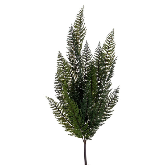 32" Outdoor UV-Resistant Artificial Fern Plant -Green (Pack of 6) - FE251132UV