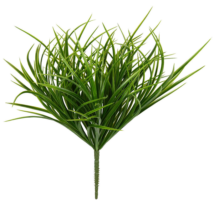 16" Outdoor UV-Resistant Artificial Grass Plant -Green (Pack of 6) - FF180501