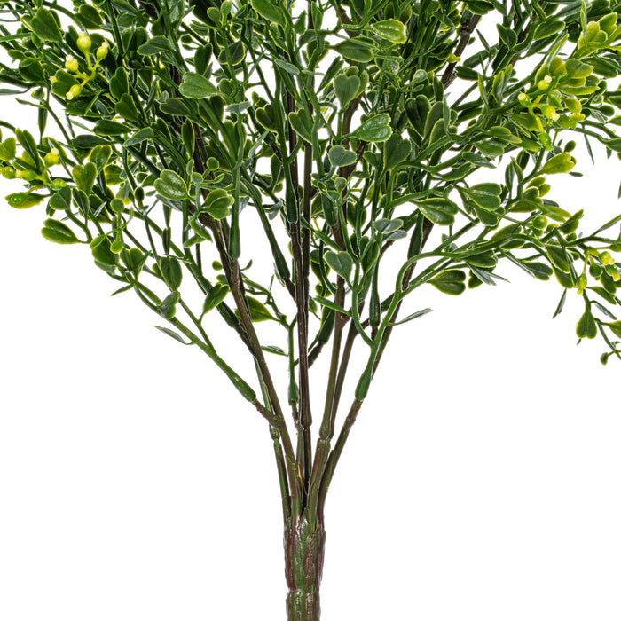 22.5" Outdoor UV-Resistant Artificial Boxwood Plant -Green (Pack of 6) - FF190122