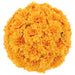 9" Marigold Flower Silk Kissing Ball -Yellow/Gold (Pack of 6) - FFM006-YE/GO
