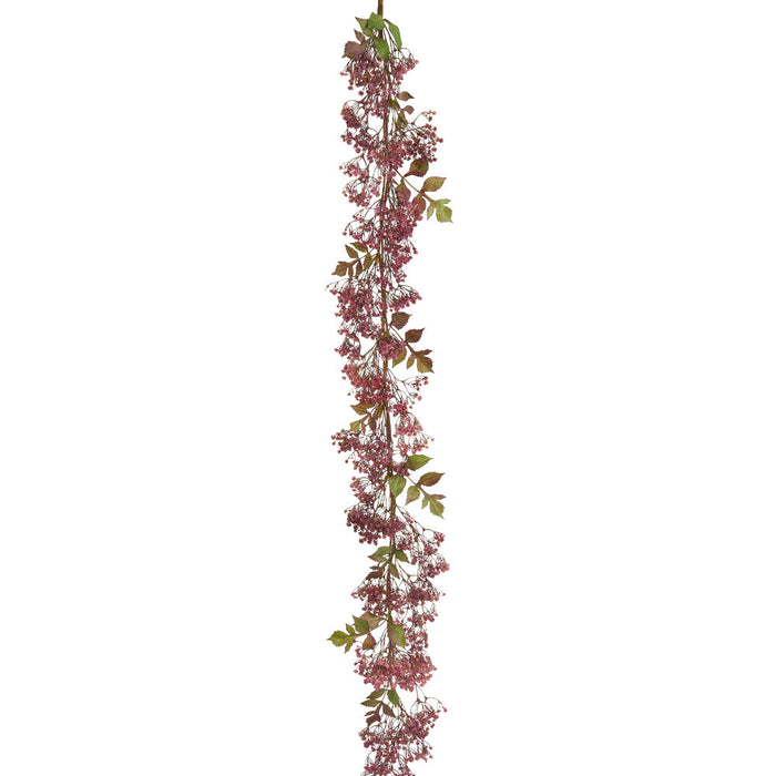 6'2" Baby's Breath Gypsophila Artificial Flower Garland -Purple (pack of 4) - FGG110-PU
