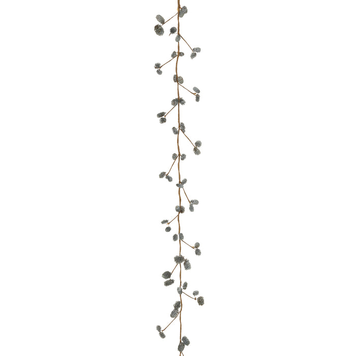 6' Artificial Osmanthus Pod Garland -Blue/Gray (Pack of 6) - FGP044-BL/GY