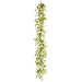 6' Mixed Pansy & Greenery Silk Flower Garland -Yellow/Green (Pack of 4) - FGP271-YE/GR
