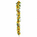 6' Sunflower Silk Floral Garland -Yellow/Cream (Pack of 4) - FGS081-YE/CR