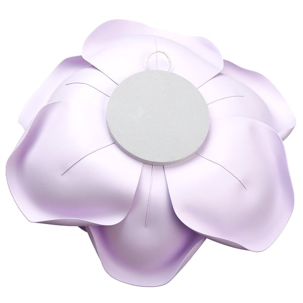 13" Silk Hanging Rose Flower Head -Lavender (pack of 6) - FHR515-LV