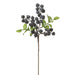 14" Artificial Berry Stem Pick -Blue (Pack of 12) - FKB052-BL
