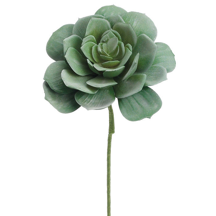 9.5" Echeveria Artificial Bouquet Stem Pick -Green/Gray (pack of 24) - FKE070-GR/GY