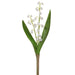 10" Silk Lily Of The Valley Flower Stem Pick -White (pack of 24) - FKL289-WH