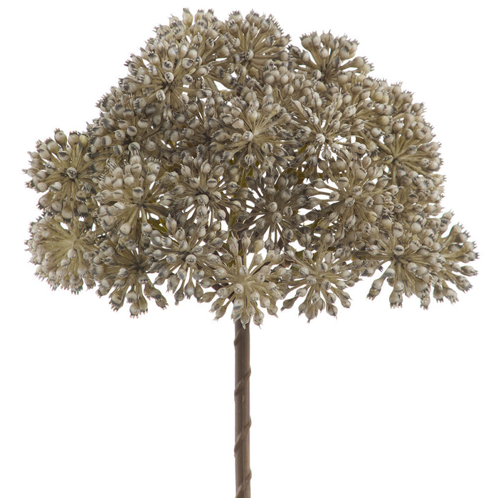 10" Sedum Artificial Flower Stem Pick -Gray (Pack of 12) - FKS100-GY