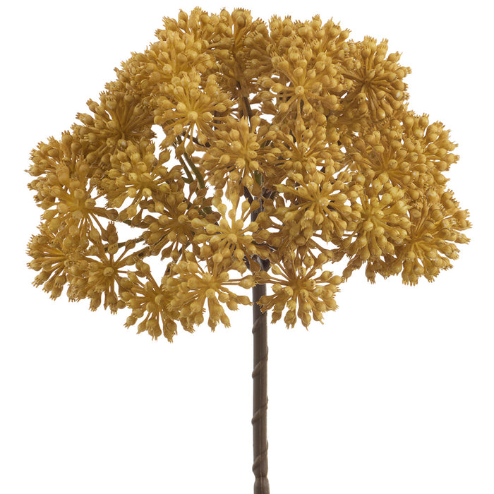 10" Sedum Artificial Flower Stem Pick -Tan (Pack of 12) - FKS100-TN