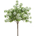13" Mini Viburnum Silk Flower Stem Pick -White (Pack of 12) - FKV003-WH