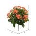 15" Silk Kalanchoe Flower Bush -Orange (Pack of 4) - FL170202