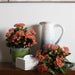 15" Silk Kalanchoe Flower Bush -Orange (Pack of 4) - FL170202