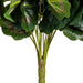 17.5" Silk Geranium Flower Bush -Red (Pack of 4) - FL170402