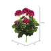 15.25" Silk Geranium Flower Bush -Light Pink (Pack of 6) - FL170503