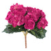 15.25" Silk Begonia Flower Bush -Hot Pink (Pack of 4) - FL170903