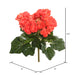 9.5" Silk Begonia Flower Bush -Orange/Red (Pack of 6) - FL171001