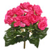 9.5" Silk Begonia Flower Bush -Hot Pink (Pack of 6) - FL171003