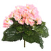 9.5" Silk Begonia Flower Bush -Light Pink (Pack of 6) - FL171004