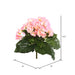 9.5" Silk Begonia Flower Bush -Light Pink (Pack of 6) - FL171004