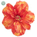 5" Deluxe Hibiscus Silk Flower w/Hair Clip -Orange (Pack of 24) - FLH414-OR